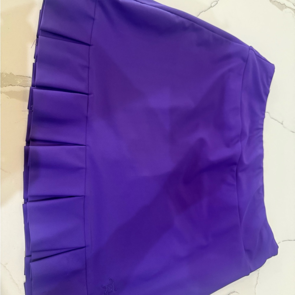 Tzu Tzu Purple Golf Skirt